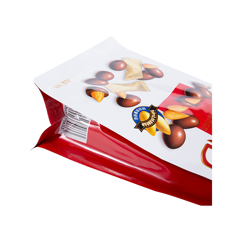 Vochtbestendige chocoladezak met achtzijdige afdichting Vochtbestendige chocoladezak met achtzijdige afdichting