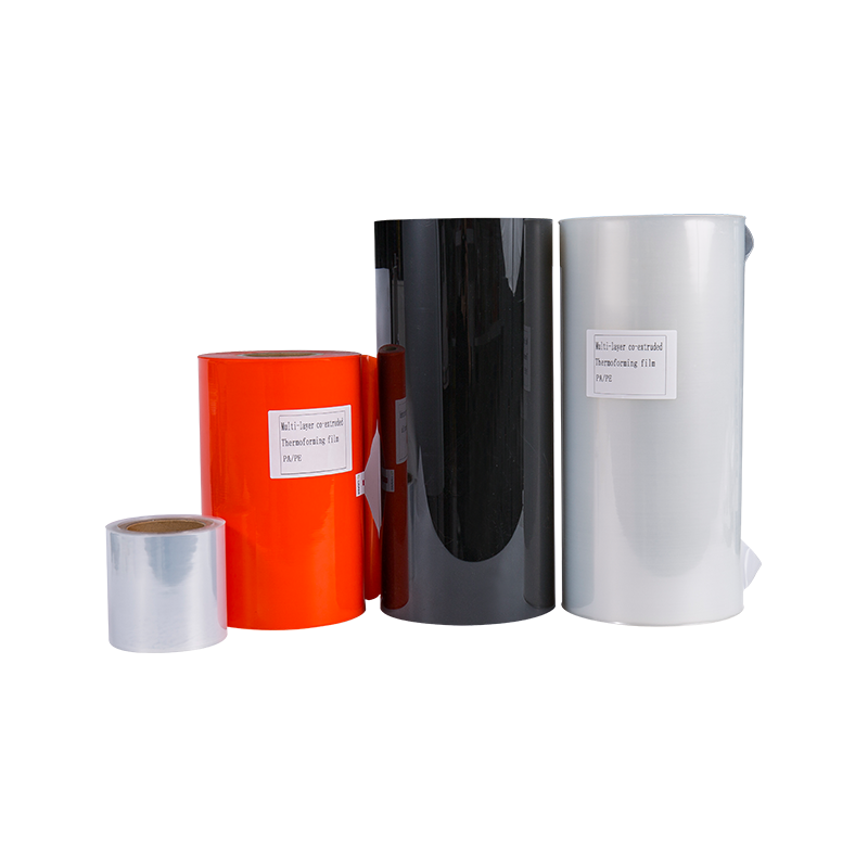 Thermovormfilm met hoge barrière en uitstekende barrièrefunctie Thermovormfilm met hoge barrière en uitstekende barrièrefunctie