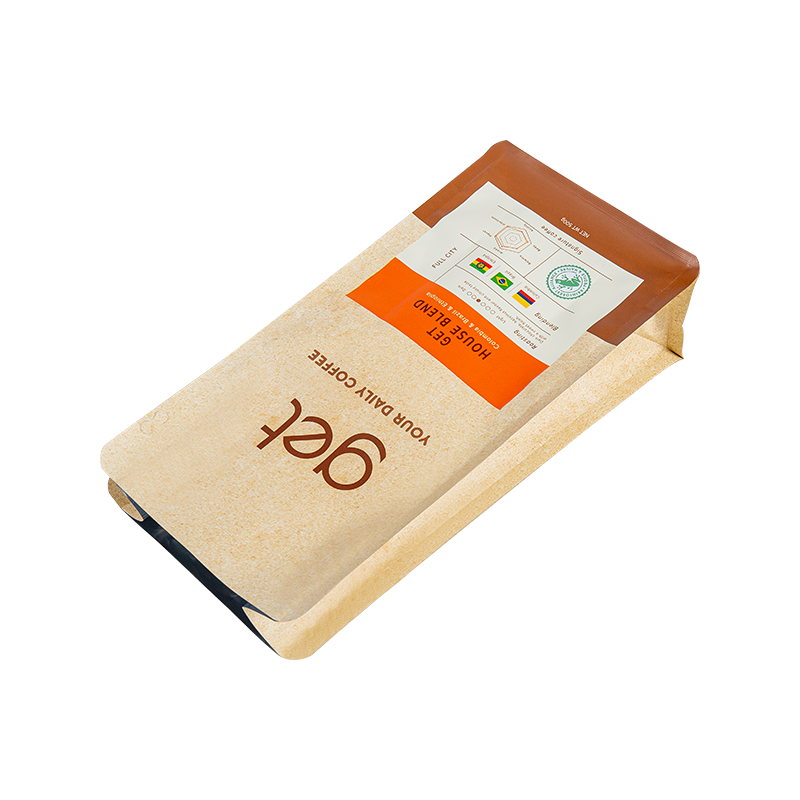 Koffiezak met achtzijdige afdichting van 250 g - 1 kg Koffiezak met achtzijdige afdichting van 250 g - 1 kg