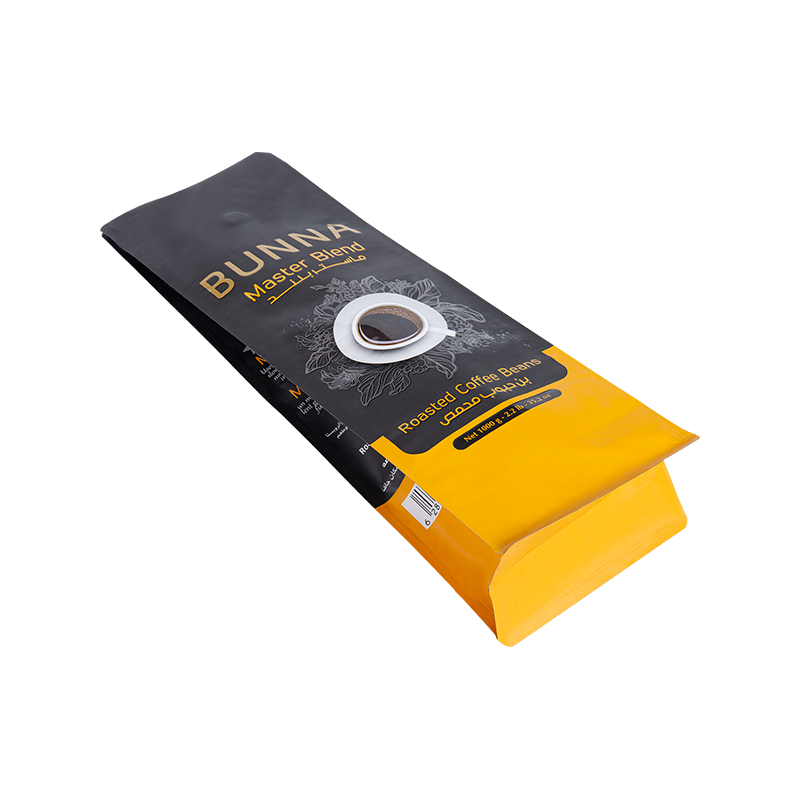 Koffiezak met achtzijdige afdichting van 250 g - 1 kg Koffiezak met achtzijdige afdichting van 250 g - 1 kg