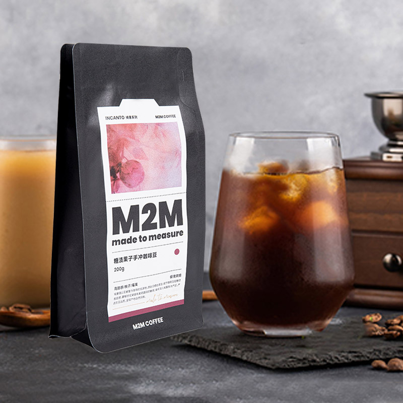 250 g, 500 g, 1 kg koffieverpakkingszak met stickerlabel